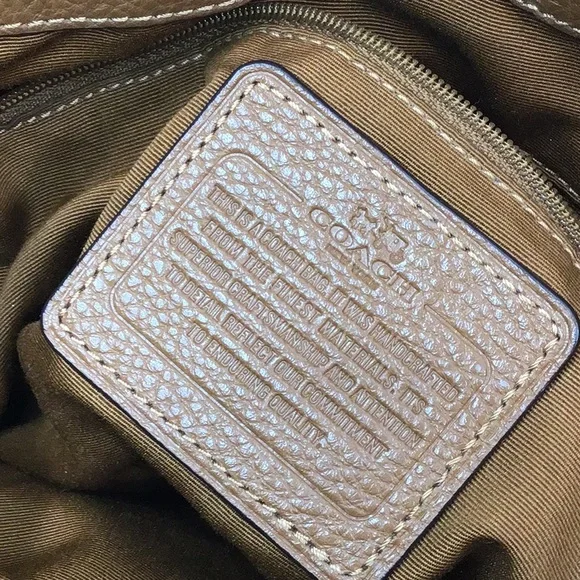 Coach Madison Phoebe cognac shoulder bag